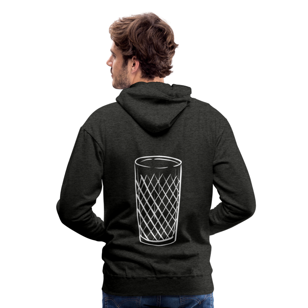 Frankfurter Geripptes - Äpplerglas - Hessisch Mundart - Männer Premium Hoodie - Anthrazit