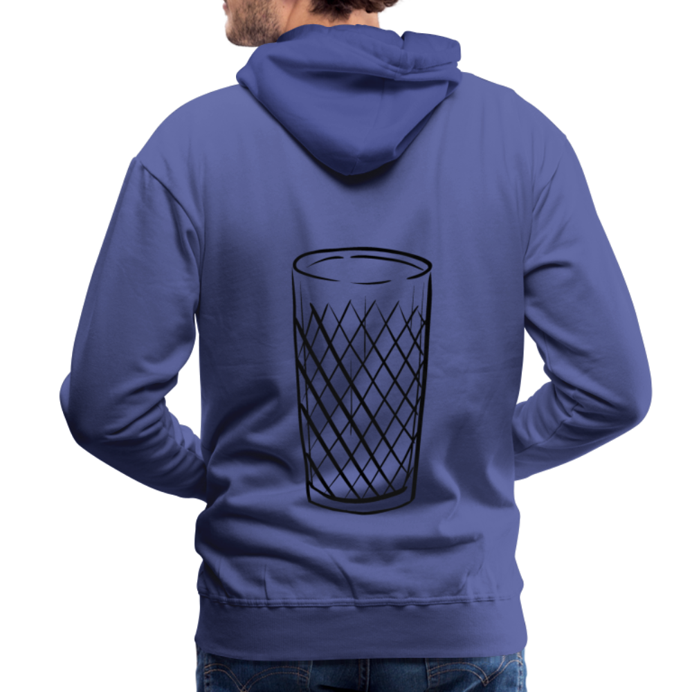 Frankfurter Geripptes - Äpplerglas - Hessisch Mundart - Männer Premium Hoodie - Königsblau