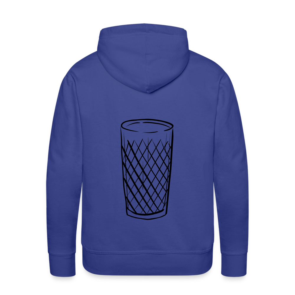 Frankfurter Geripptes - Äpplerglas - Hessisch Mundart - Männer Premium Hoodie - Königsblau