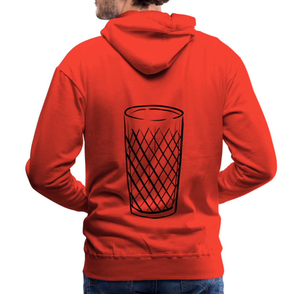 Frankfurter Geripptes - Äpplerglas - Hessisch Mundart - Männer Premium Hoodie - Rot