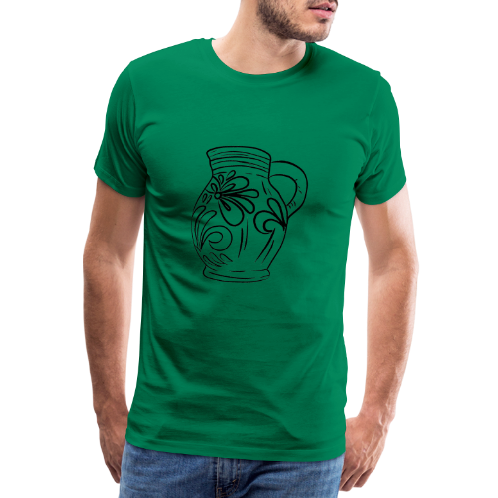 Frankfurter Bembel - Hessisch Mundart - Männer Premium T-Shirt - Kelly Green