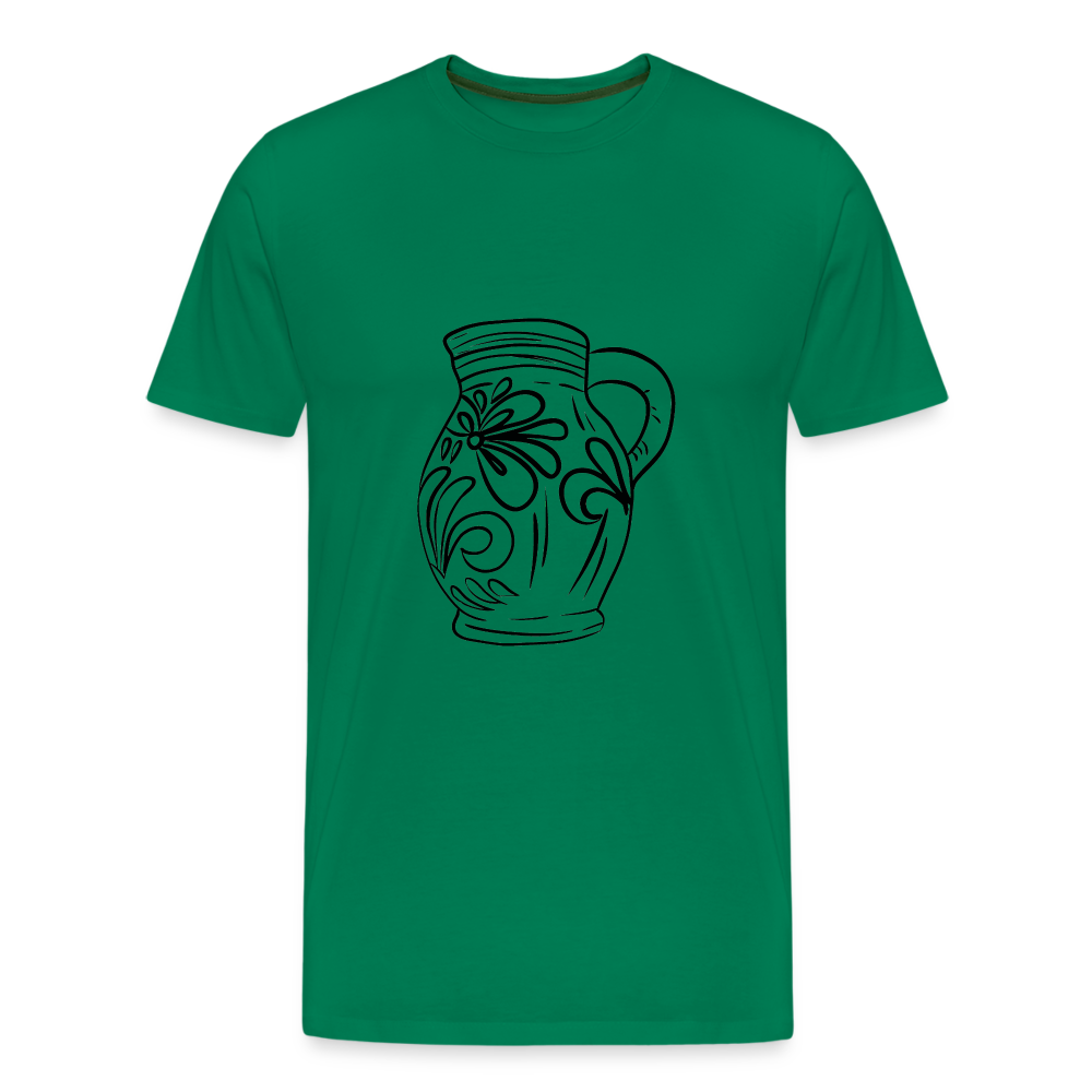 Frankfurter Bembel - Hessisch Mundart - Männer Premium T-Shirt - Kelly Green