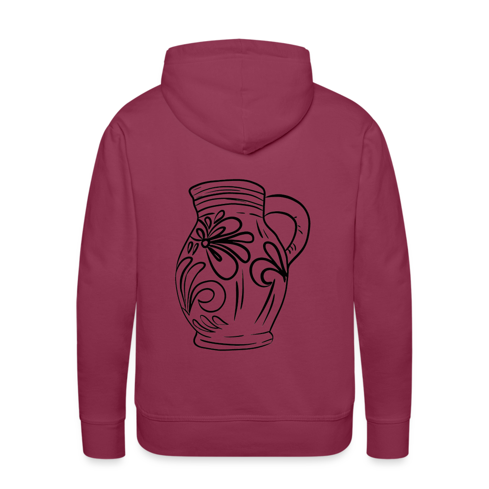 Frankfurter Bembel - Hessisch Mundart - Männer Premium Hoodie - Bordeaux