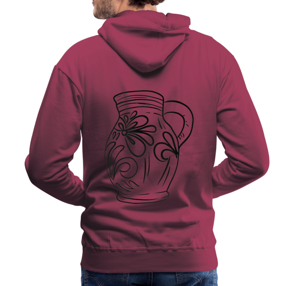 Frankfurter Bembel - Hessisch Mundart - Männer Premium Hoodie - Bordeaux