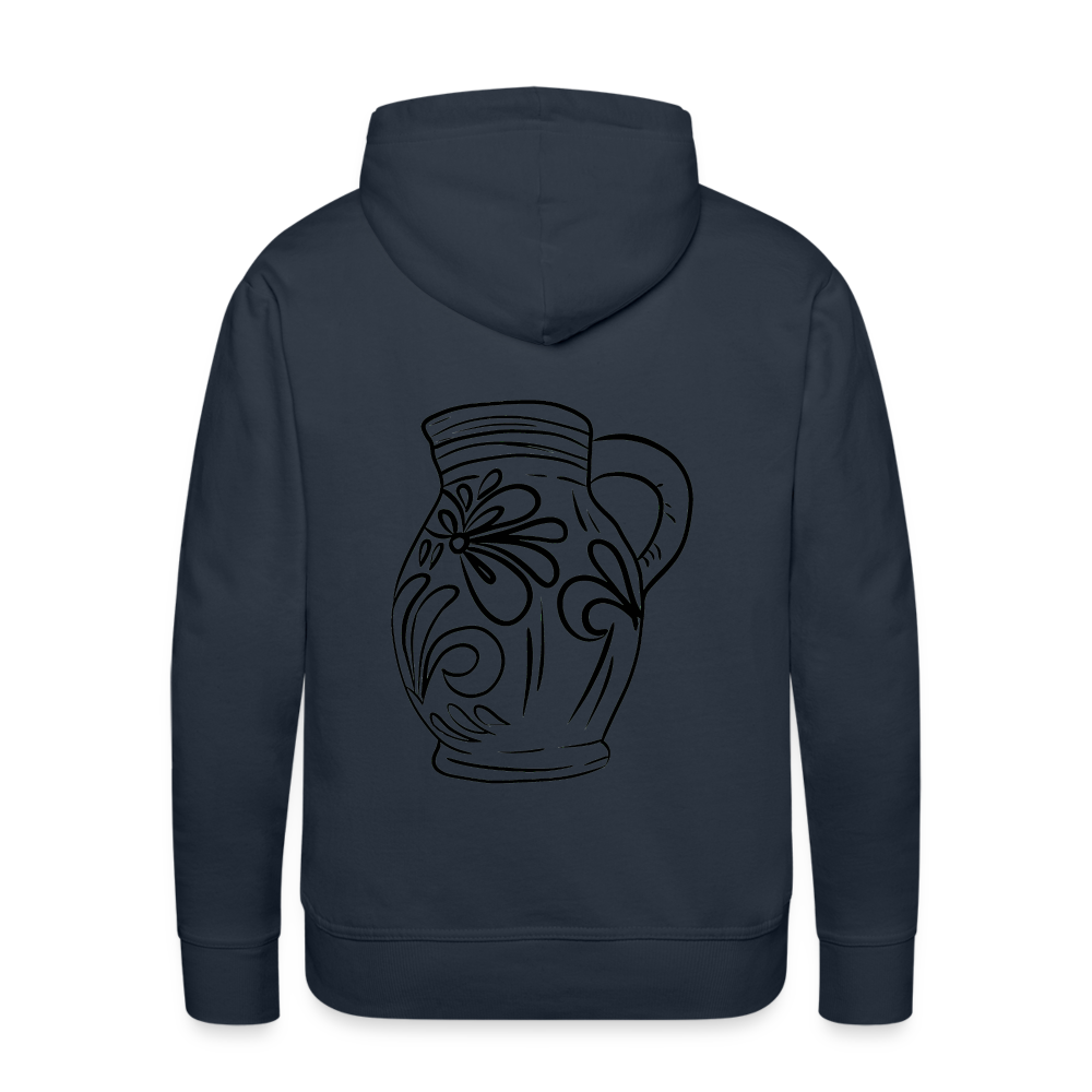 Frankfurter Bembel - Hessisch Mundart - Männer Premium Hoodie - Navy