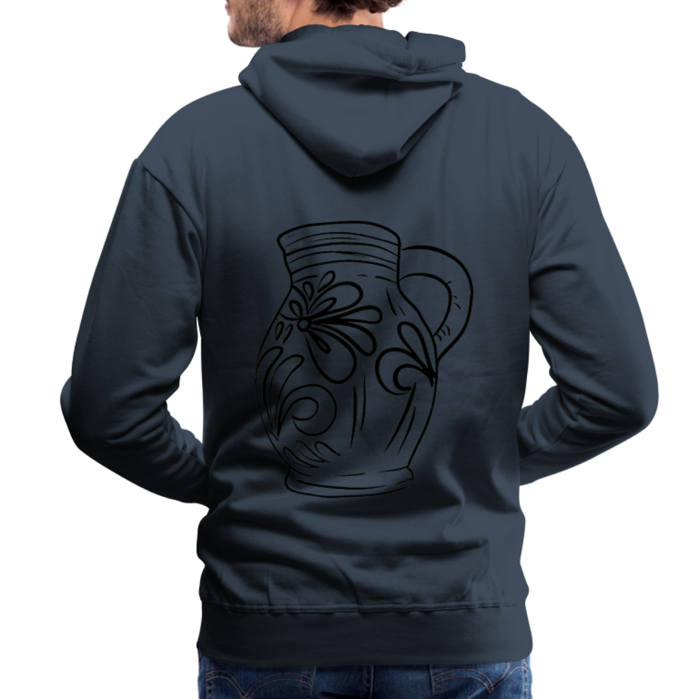 Frankfurter Bembel - Hessisch Mundart - Männer Premium Hoodie - Navy
