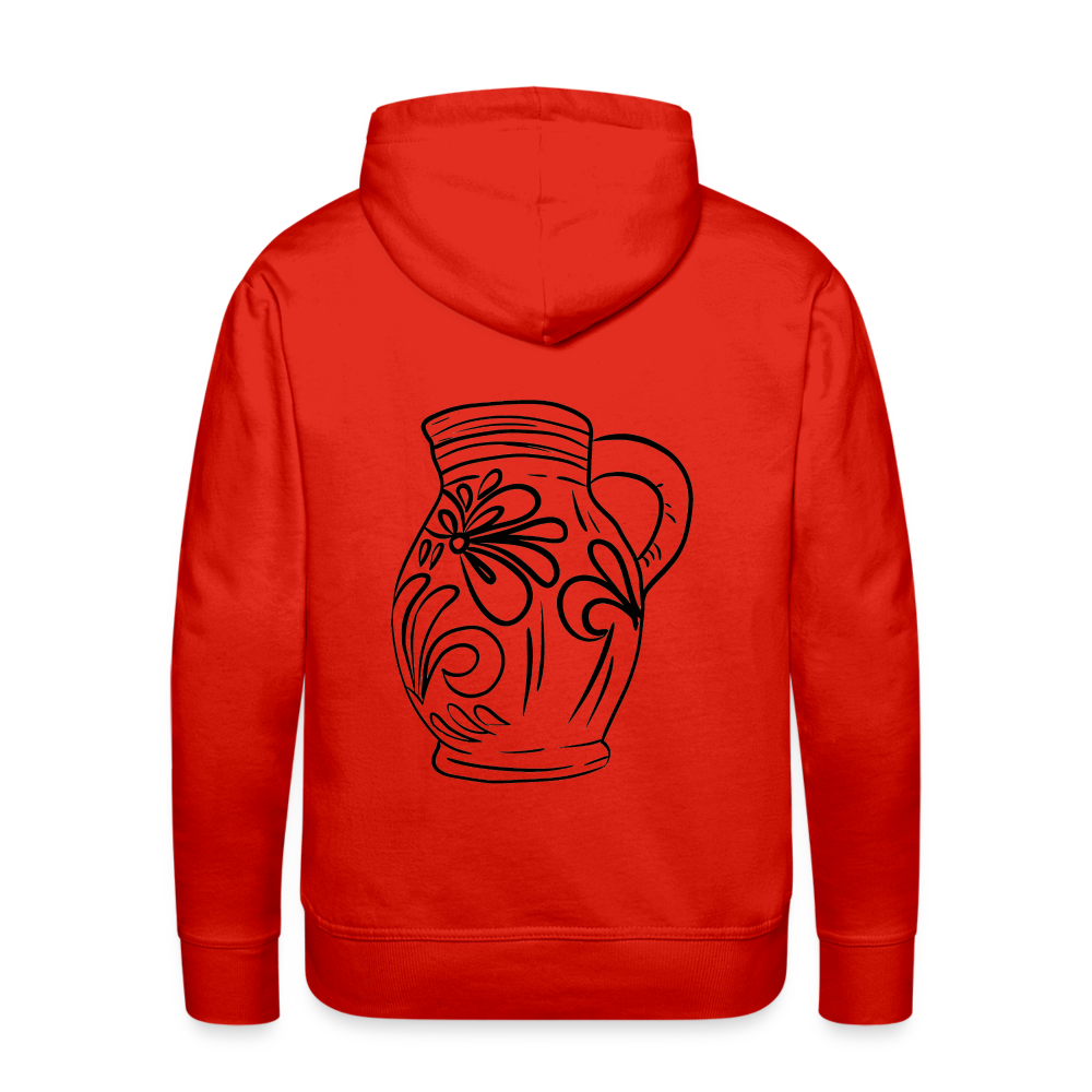 Frankfurter Bembel - Hessisch Mundart - Männer Premium Hoodie - Rot
