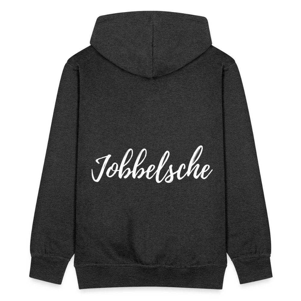 Jobbelsche - Hessisch Mundart - Männer Premium Kapuzen Jacke - Anthrazit