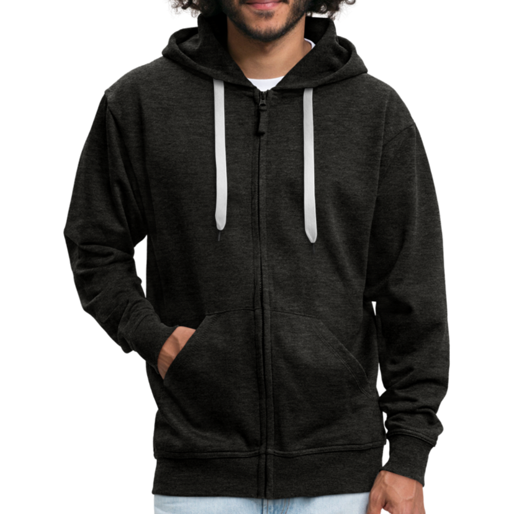 Jobbelsche - Hessisch Mundart - Männer Premium Kapuzen Jacke - Anthrazit