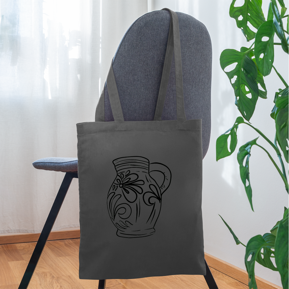 Bembel - schwarz - Stoffbeutel - Graphite