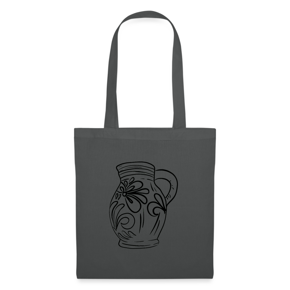 Bembel - schwarz - Stoffbeutel - Graphite