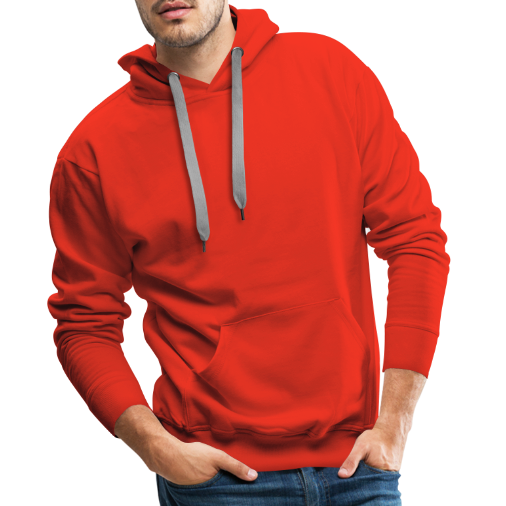 Cooler Retro Hai als Ink Art - Männer Premium Hoodie - Rot