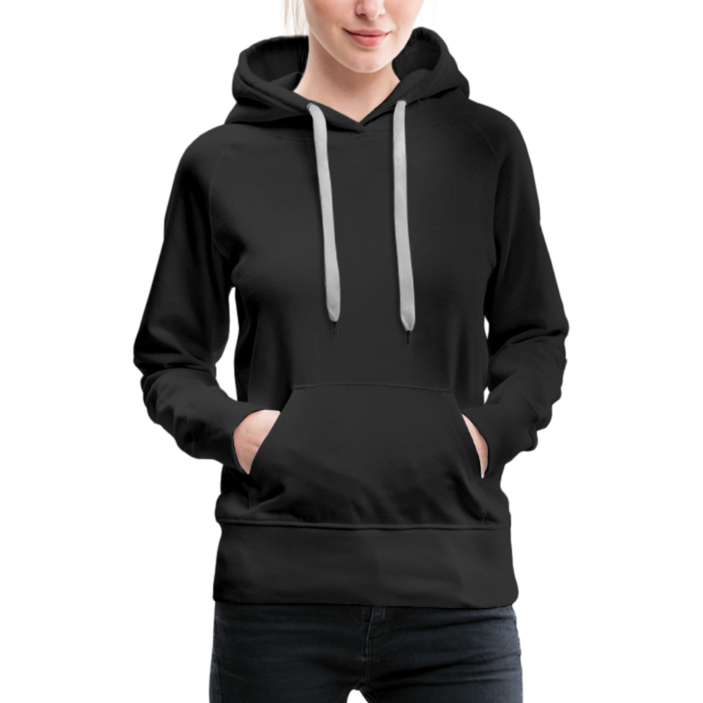 Cooler Retro Hai als Ink Art - Frauen Premium Hoodie - Schwarz