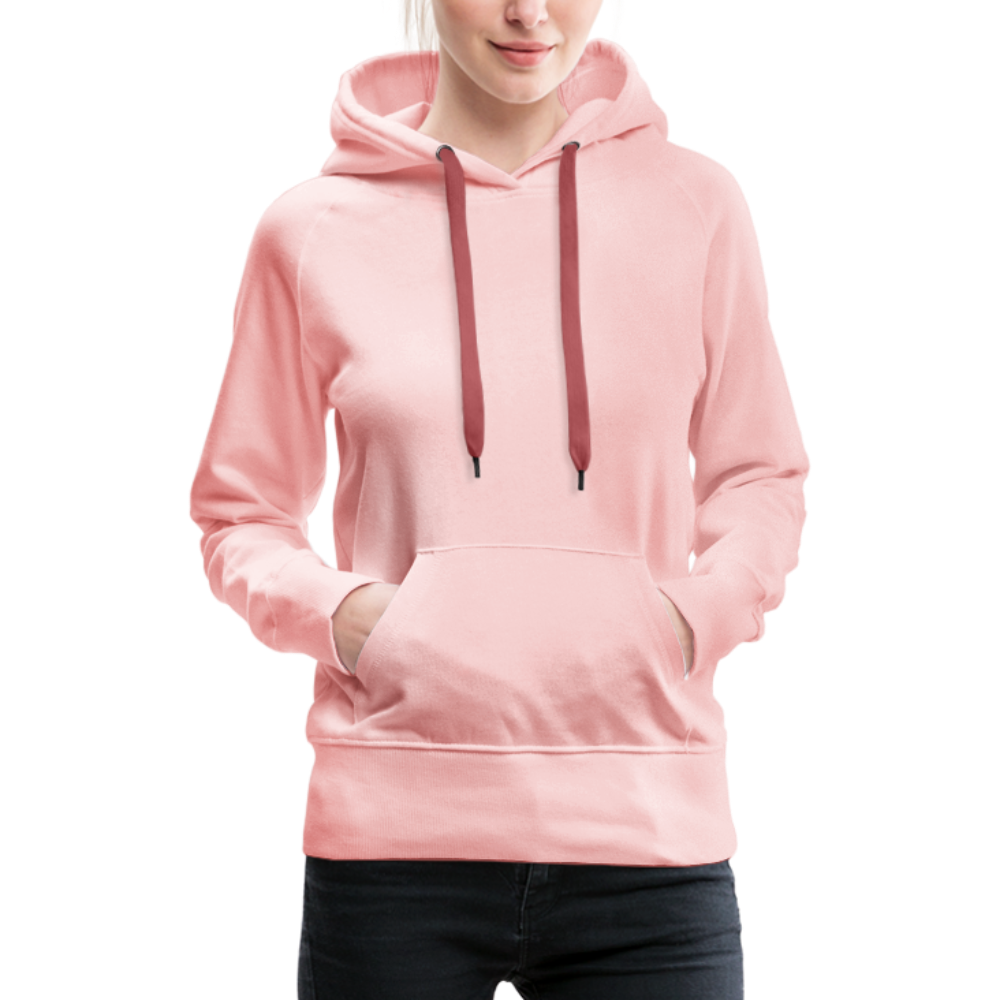 Cooler Retro Hai als Ink Art - Frauen Premium Hoodie - Kristallrosa