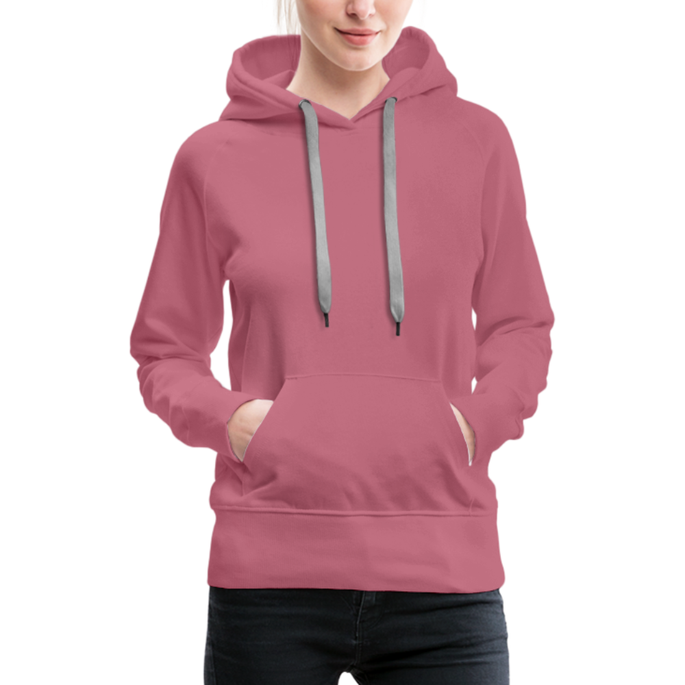 Cooler Retro Hai als Ink Art - Frauen Premium Hoodie - Malve