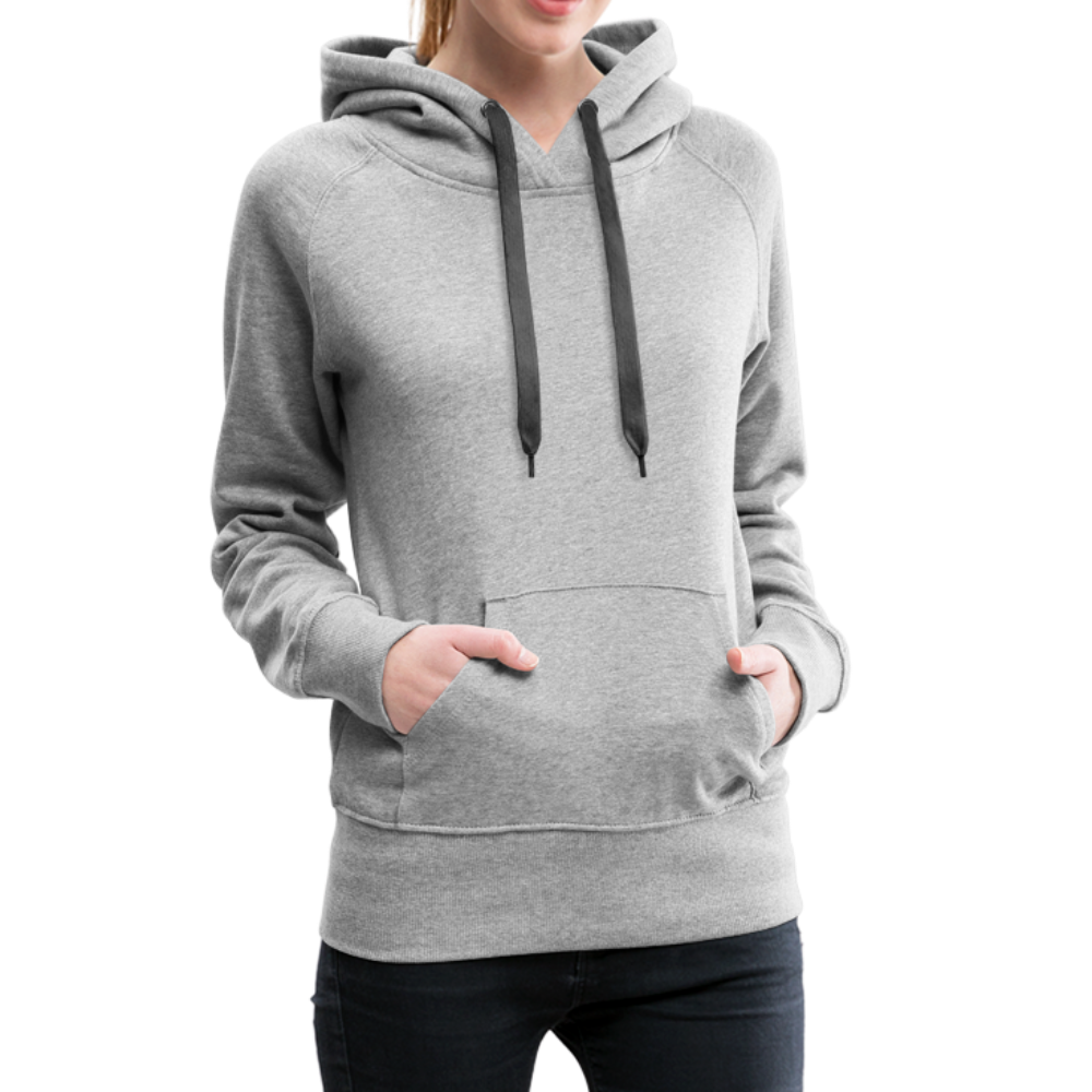 Cooler Wasserfarben Aquarell Oktopus - Frauen Premium Hoodie - Grau meliert