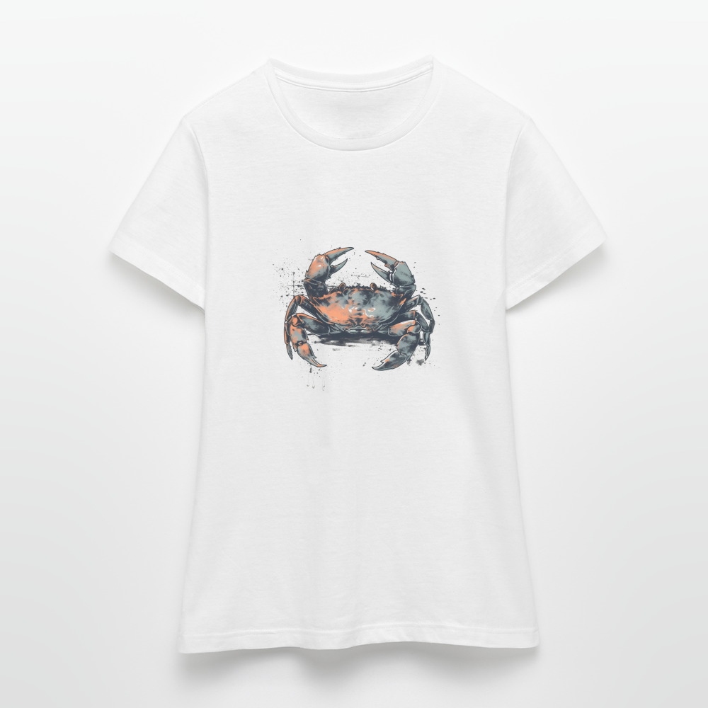 Coole Krabbe im Retro Style - Frauen T-Shirt - Weiß