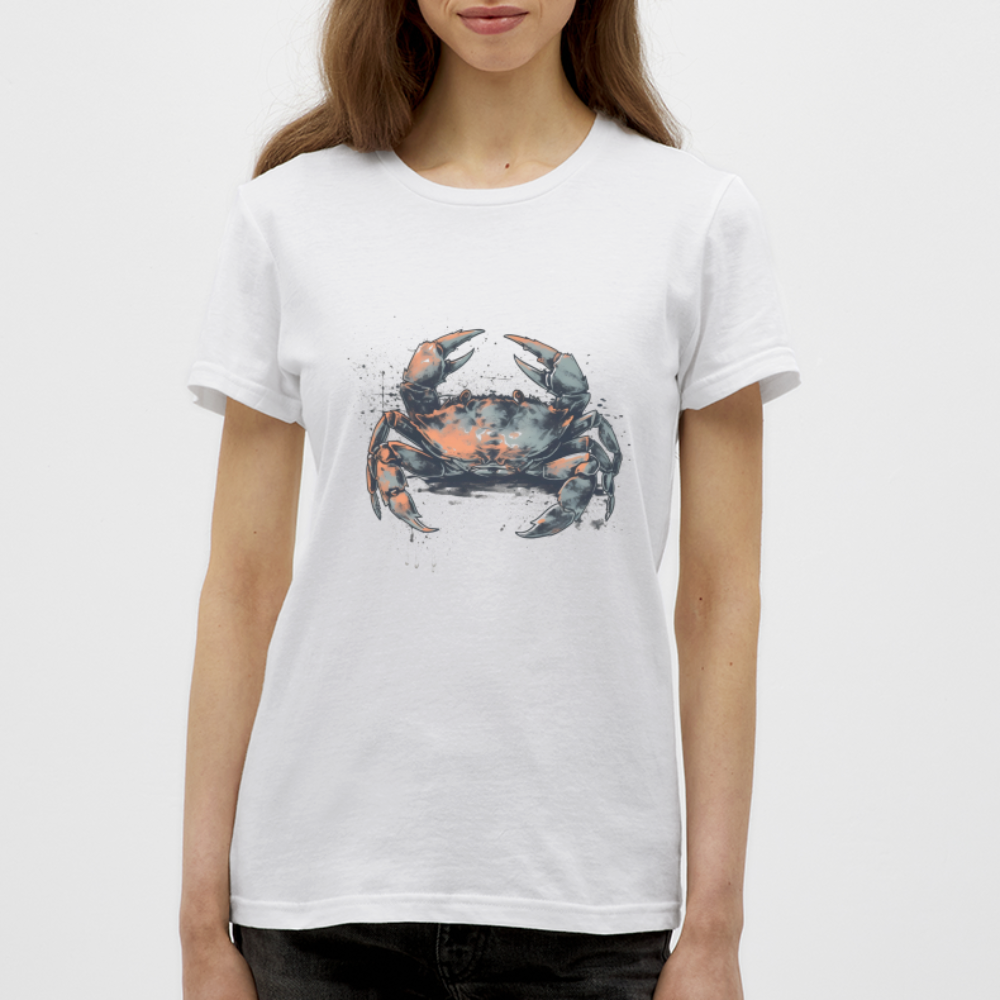 Coole Krabbe im Retro Style - Frauen T-Shirt - Weiß