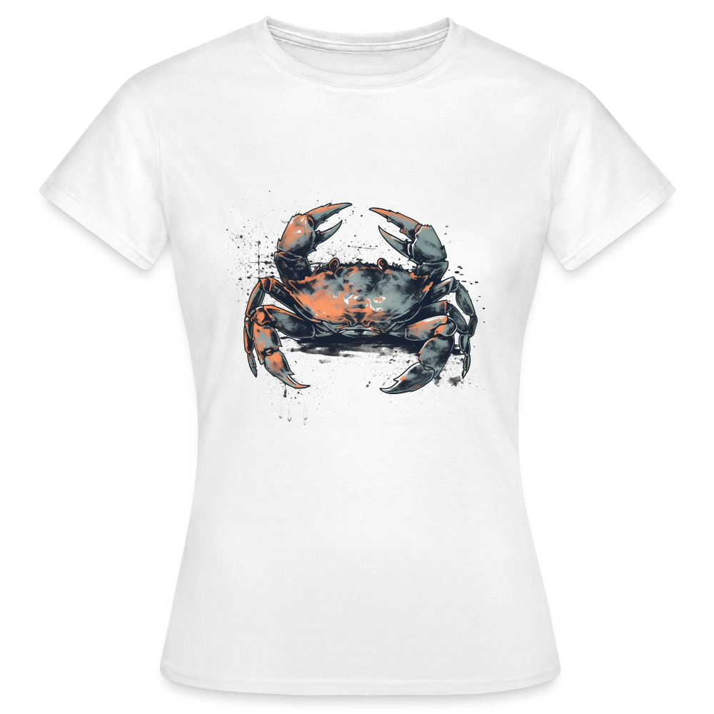 Coole Krabbe im Retro Style - Frauen T-Shirt - Weiß