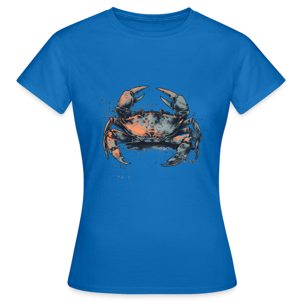 Coole Krabbe im Retro Style - Frauen T-Shirt - Royalblau