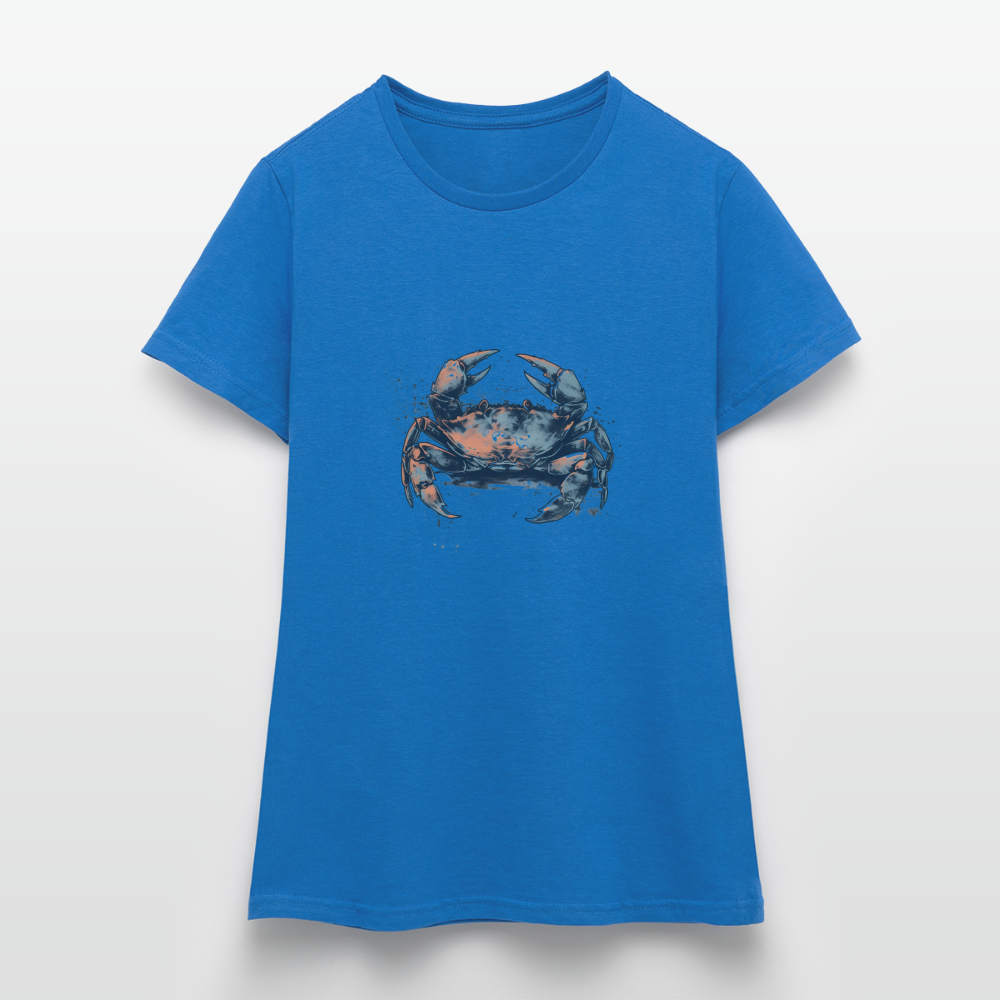 Coole Krabbe im Retro Style - Frauen T-Shirt - Royalblau