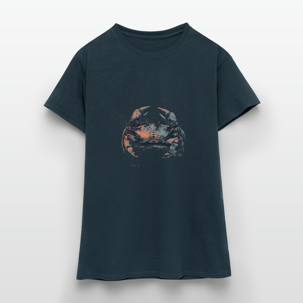 Coole Krabbe im Retro Style - Frauen T-Shirt - Navy