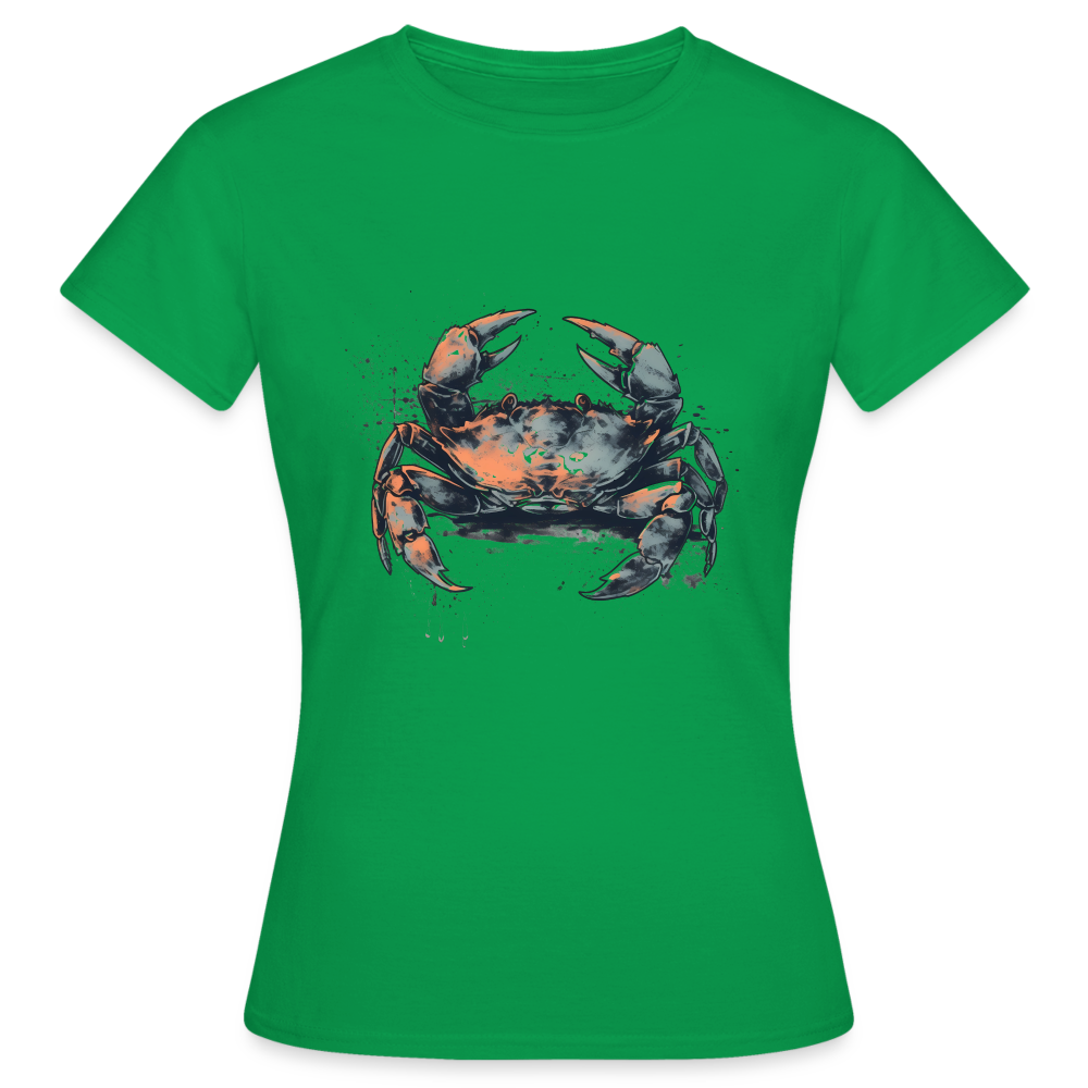 Coole Krabbe im Retro Style - Frauen T-Shirt - Kelly Green
