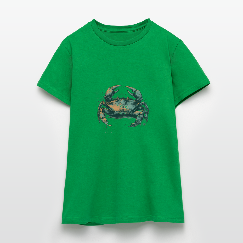 Coole Krabbe im Retro Style - Frauen T-Shirt - Kelly Green
