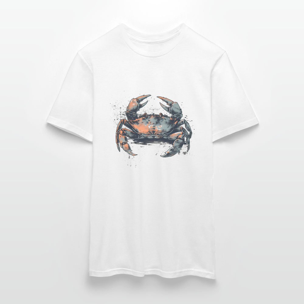 Coole Krabbe im Retro Style - Männer T-Shirt - Weiß