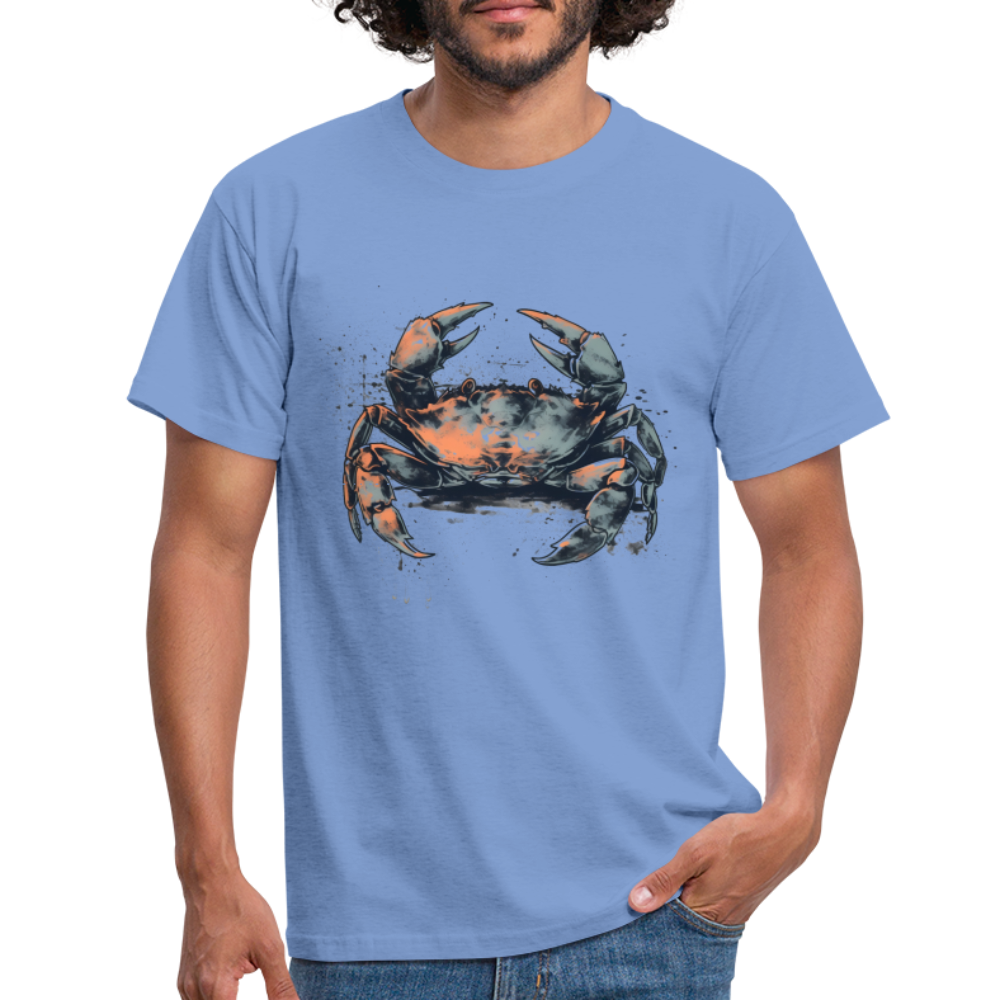 Coole Krabbe im Retro Style - Männer T-Shirt - carolina blue