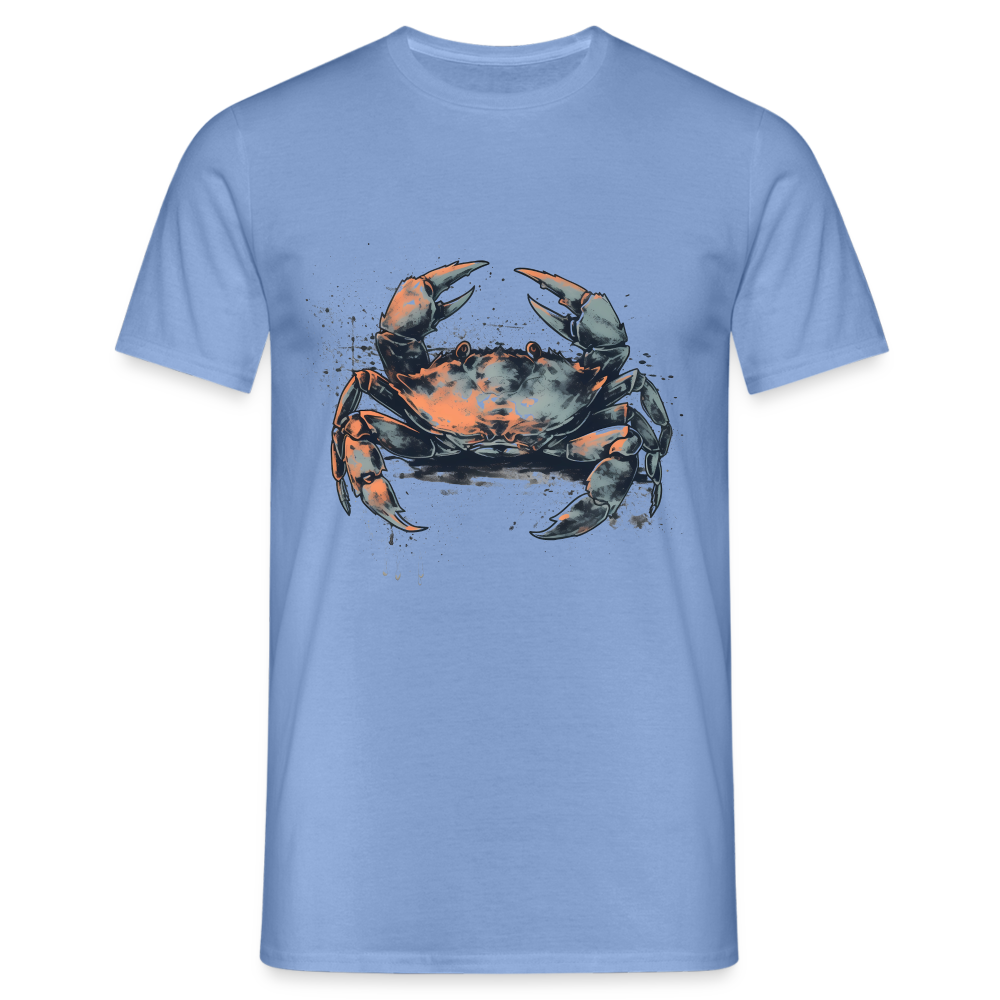 Coole Krabbe im Retro Style - Männer T-Shirt - carolina blue