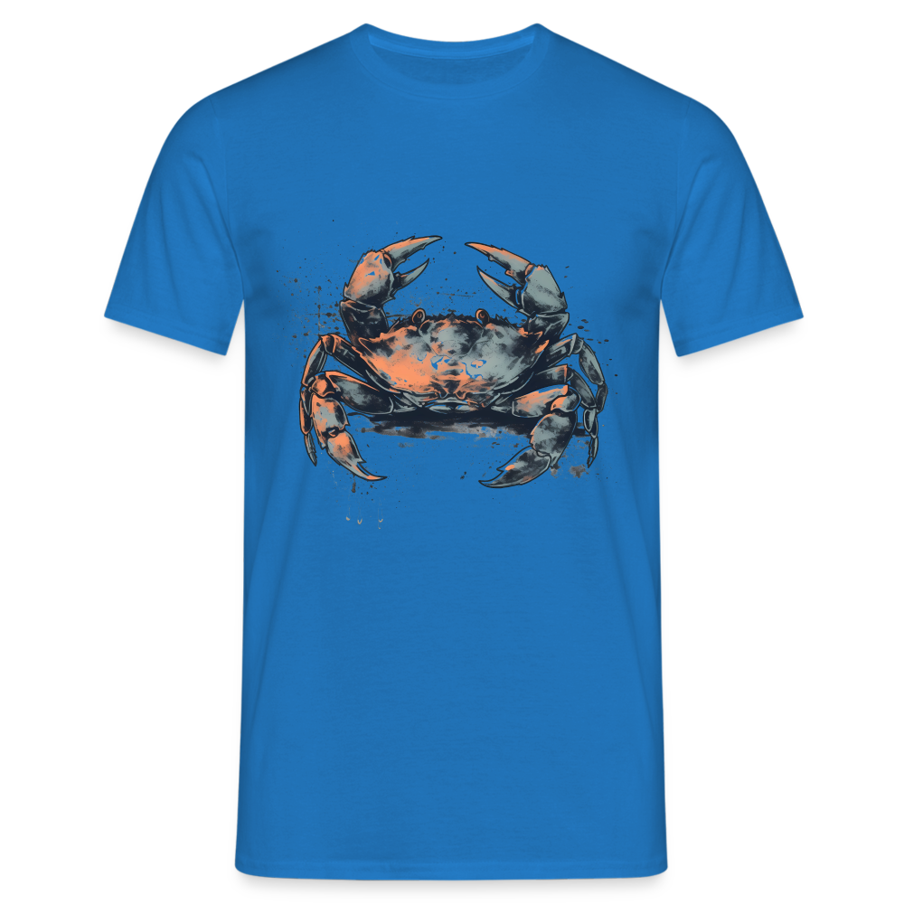 Coole Krabbe im Retro Style - Männer T-Shirt - Royalblau