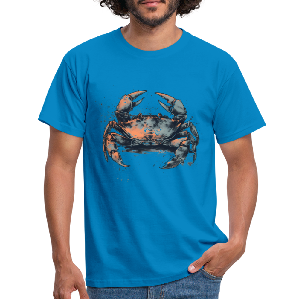Coole Krabbe im Retro Style - Männer T-Shirt - Royalblau