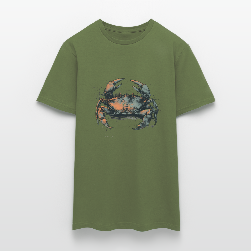 Coole Krabbe im Retro Style - Männer T-Shirt - Militärgrün