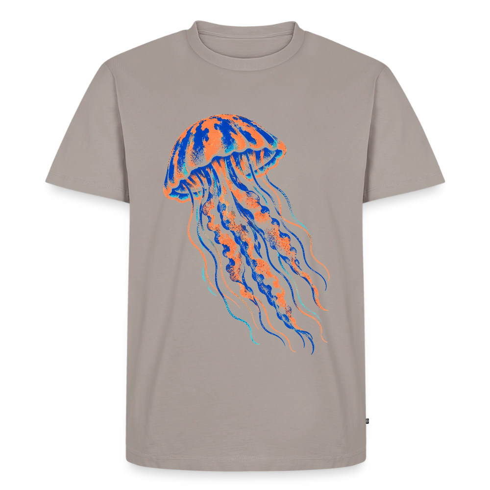 Jellyfish Ink – Männer Premium T-Shirt - Taupe