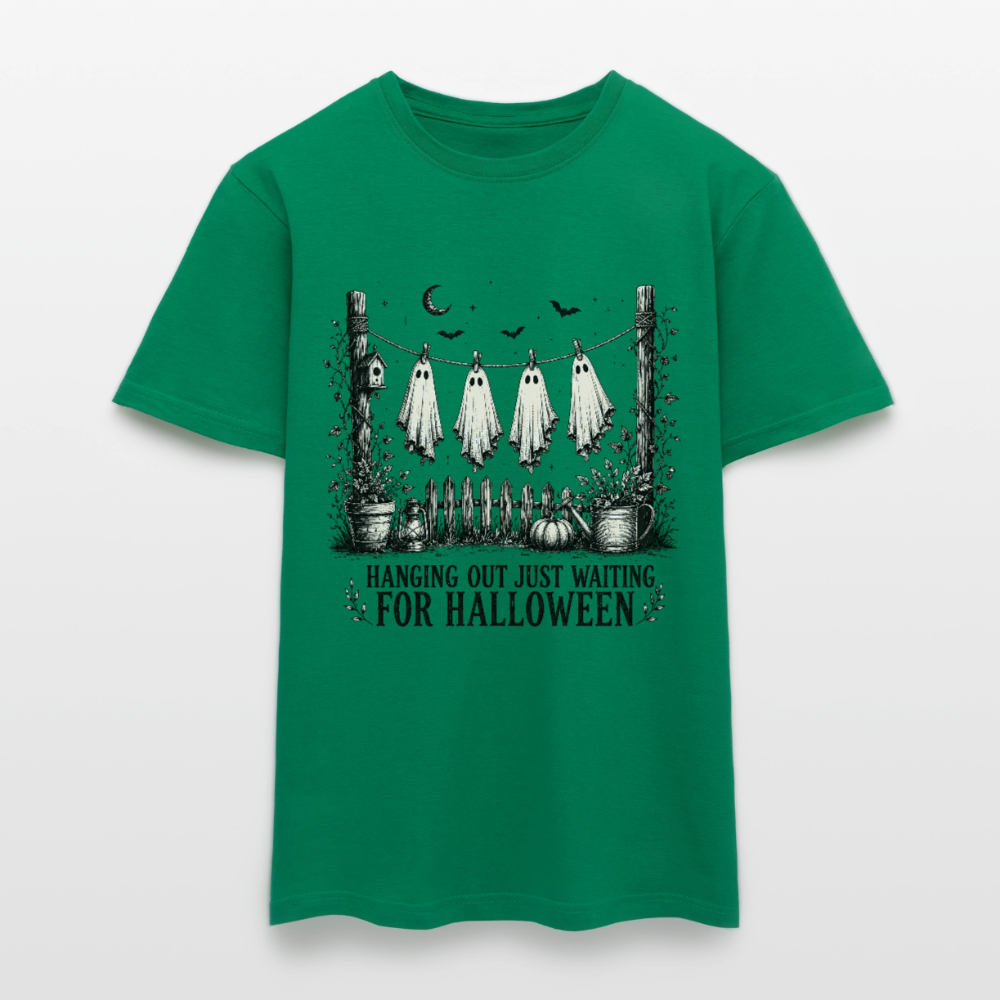 Hanging Out Just Waiting For Halloween - Männer T-Shirt - Kelly Green