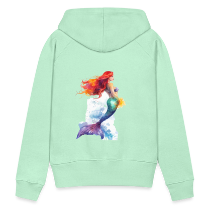 Meerjungfrau als Aquarelle - Frauen Premium Hoodie - by Artful Alchemist