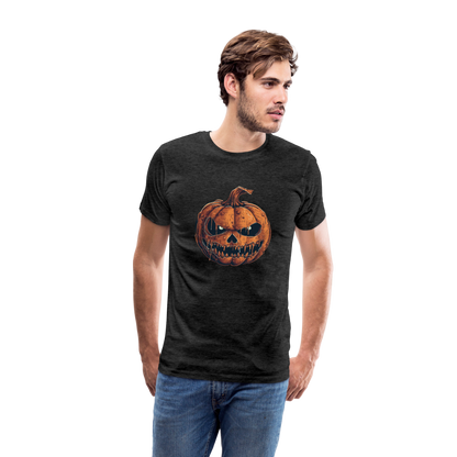 Gruseliger Horror Kürbis -Happy Halloween - Männer Premium T-Shirt - by Artful Alchemist