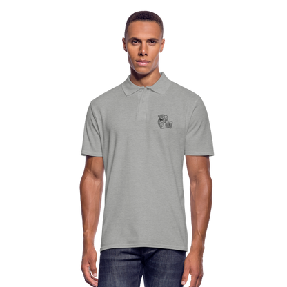 Bembel mit Gläsern - Hessisch Mundart - Männer Premium Poloshirt - by Artful Alchemist