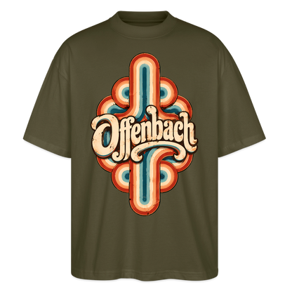 Offenbach Retro – Oversized Unisex Bio T-Shirt - Khaki