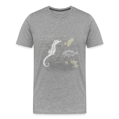 Vintage Steampunk Seepferdchen Motiv - Männer Premium T-Shirts - by Artful Alchemist