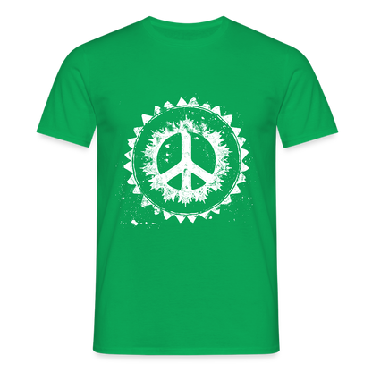 Urban Retro Peace Zeichen - Männer T-Shirt - by Artful Alchemist