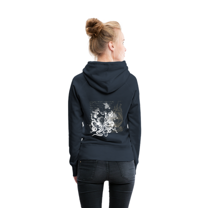 Vintage Steampunk Oktopus Motiv - Frauen Premium Hoodie - by Artful Alchemist