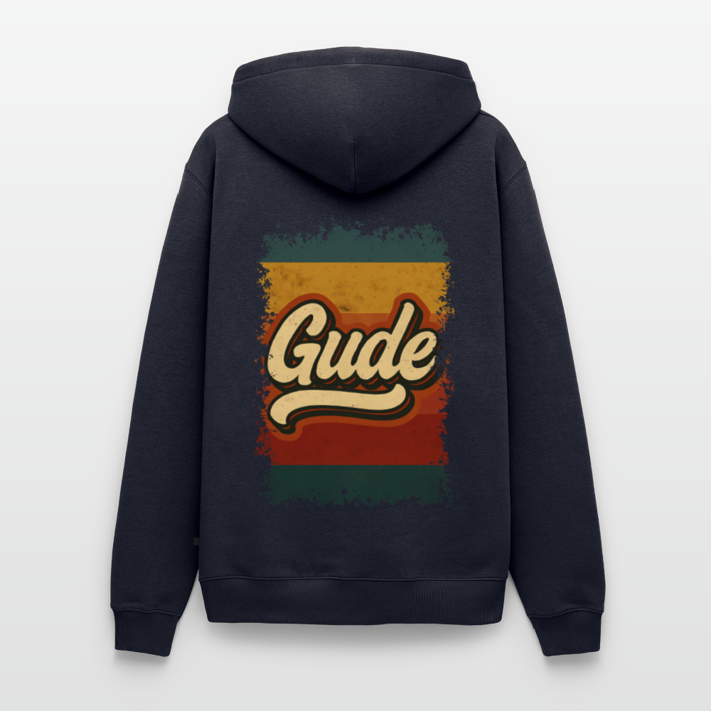 „Gude“ – Retro Look aus Hessen - Männer Premium Hoodie - Navy