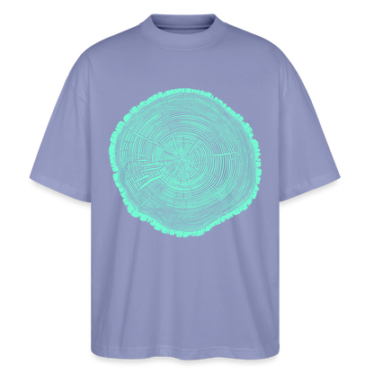 Tree Rings – Oversized Unisex Bio T-Shirt Blaster 2.0 - Violett