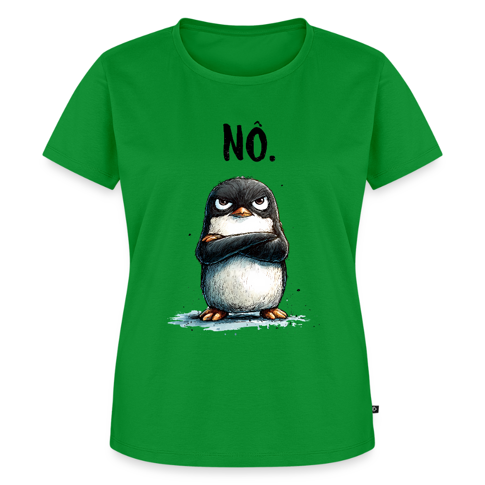 Grumpy Penguin – „NÖ.“ - Frauen Premium T-Shirt - by Artful Alchemist