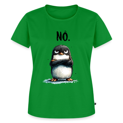 Grumpy Penguin – „NÖ.“ - Frauen Premium T-Shirt - by Artful Alchemist
