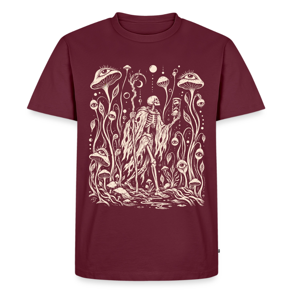 Forest Wanderer – Männer Premium T-Shirt - Burgunderrot