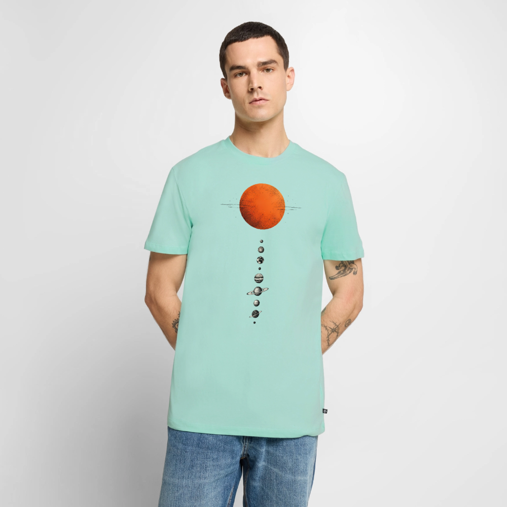 Sonnensystem - Männer Premium T-Shirt - Mint 