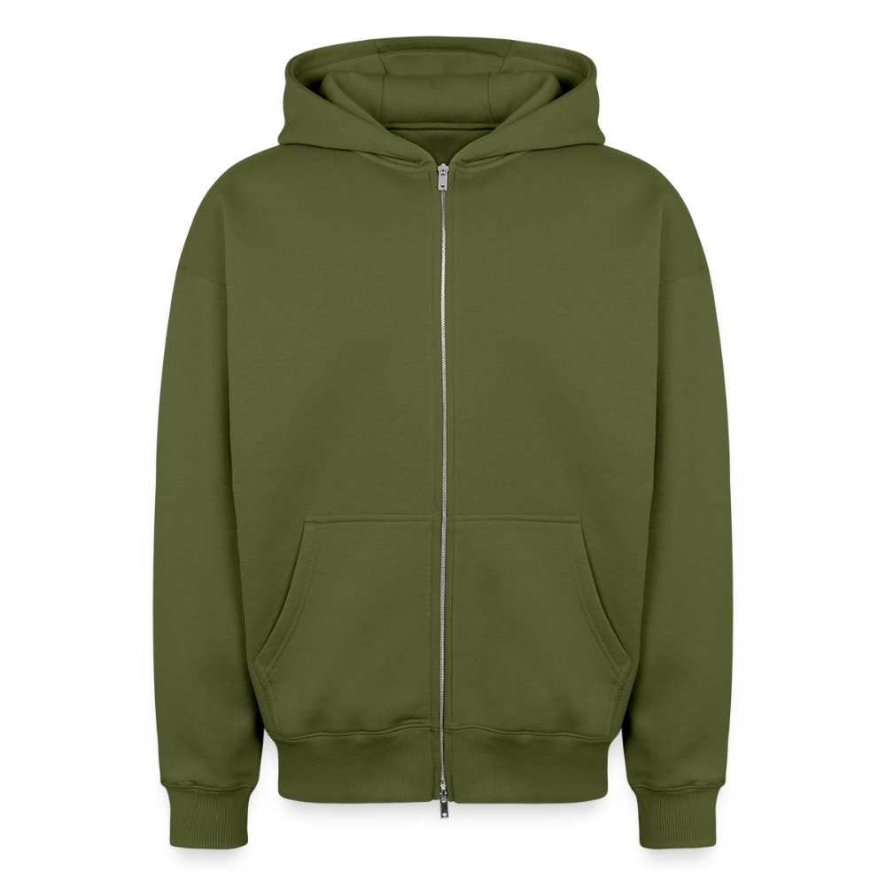 Halloween Night – Oversized Unisex Zip-Hoodie - Khaki